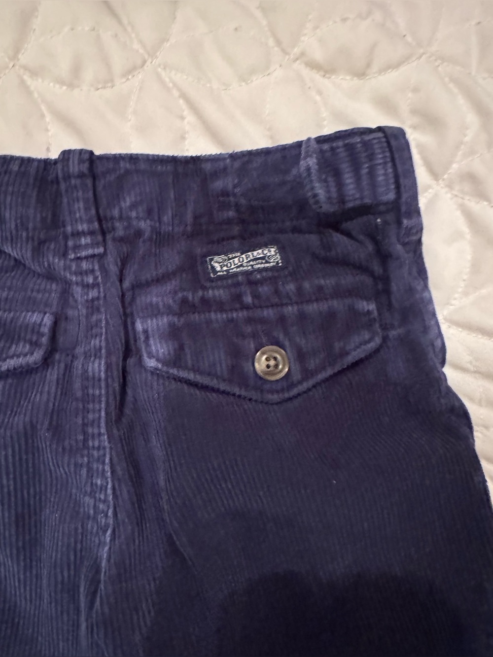 Polo Ralph Lauren Boys Navy Corduroy Pants Size 4T - Picture 5 of 5
